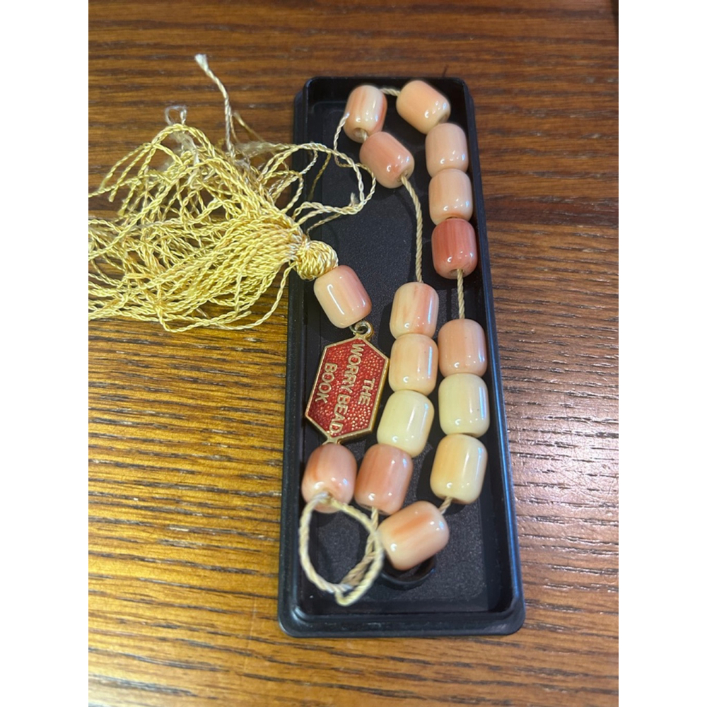Women's Blaise Tenidis cream colored Worry Beads Bracelet One Size